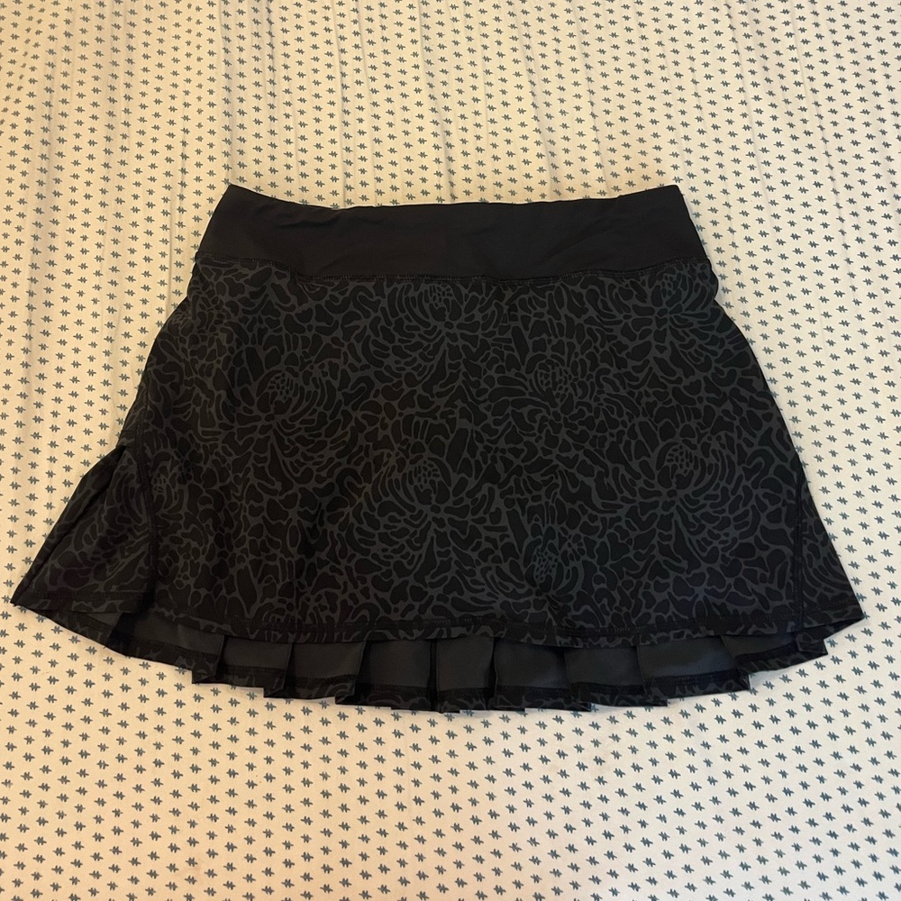 Lululemon Athletica Black Pace Setter Skirt